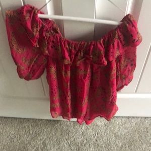 Off the shoulder blouse
